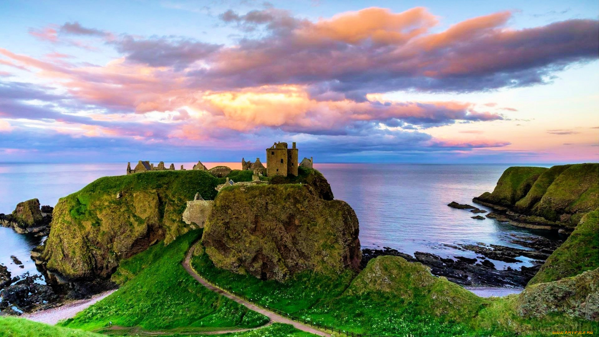 dunnottar castle, aberdeenshire, scotland, ,  , dunnottar, castle